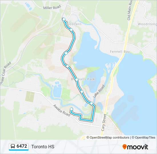 6472 Bus Line Map