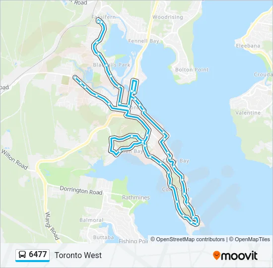 6477 Bus Line Map
