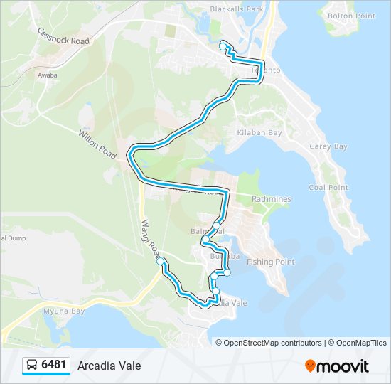 6481  Line Map