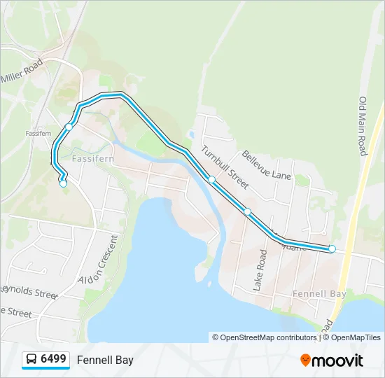 6499 Bus Line Map