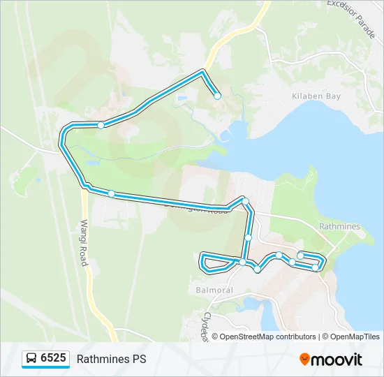 6525 Bus Line Map