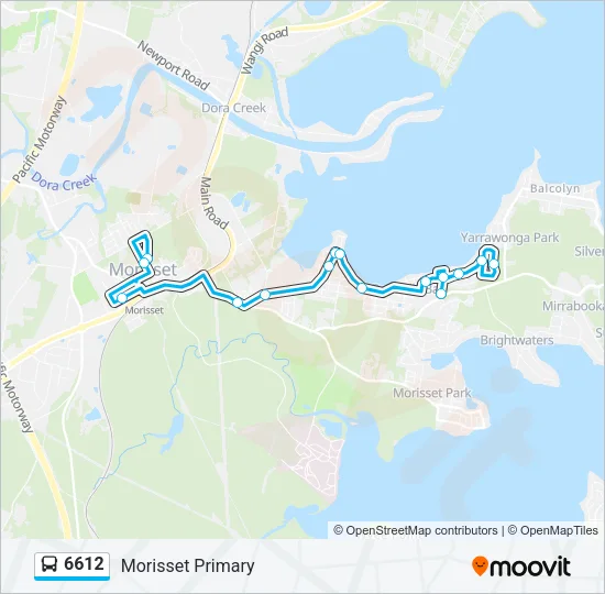 6612 Bus Line Map