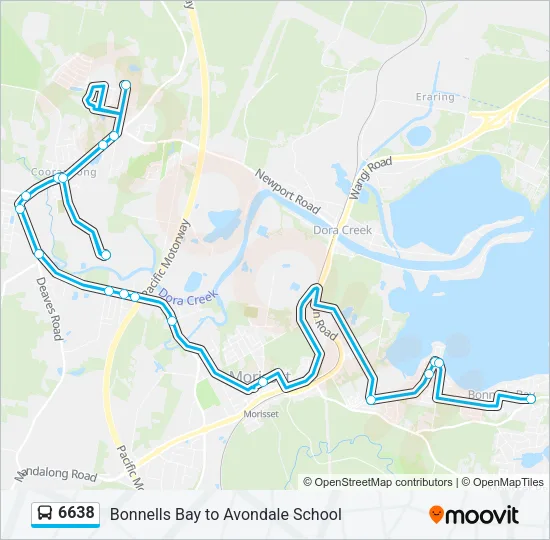 6638 Bus Line Map