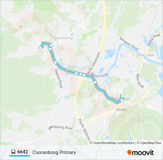 6642 Bus Line Map