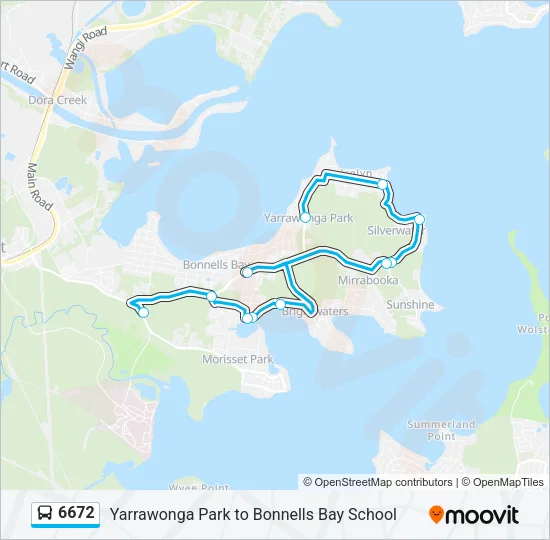 6672 Bus Line Map