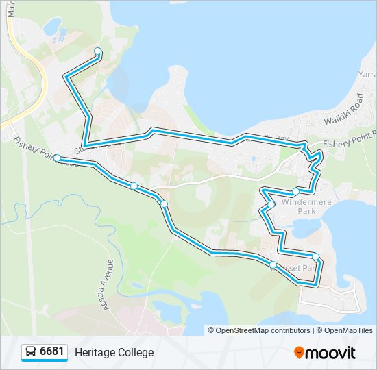 6681  Line Map