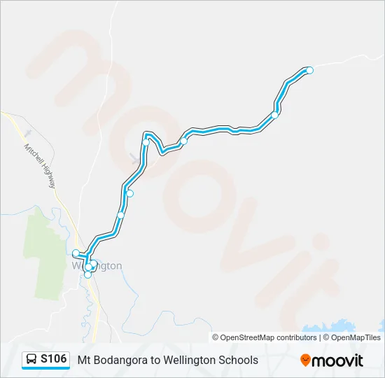 S106 Bus Line Map