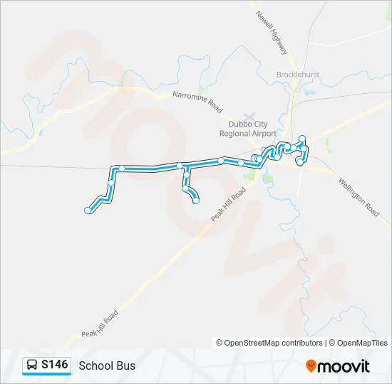 S146 Bus Line Map