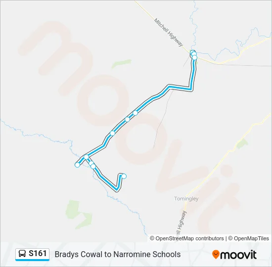 S161 Bus Line Map