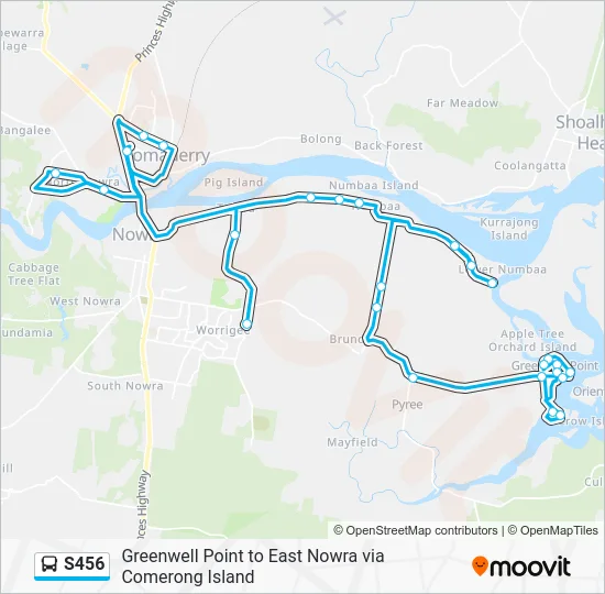S456 Route: Schedules, Stops & Maps - Nowra Schools (Updated)