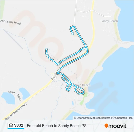 S832 Bus Line Map