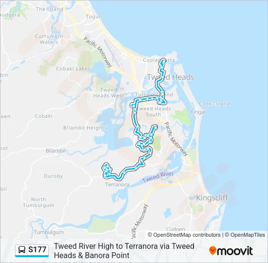 S177 Bus Line Map