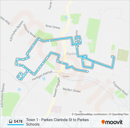 S478 Bus Line Map