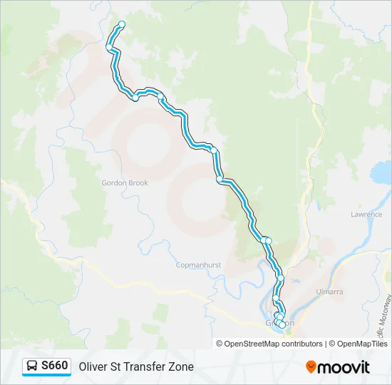 S660 Bus Line Map