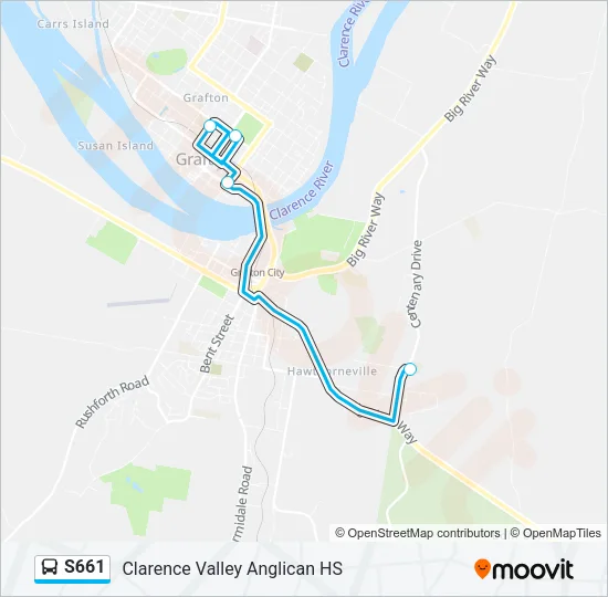 S661  Line Map
