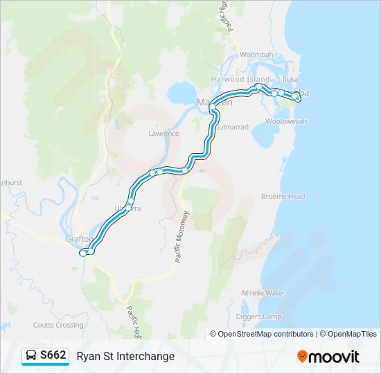 S662 Bus Line Map