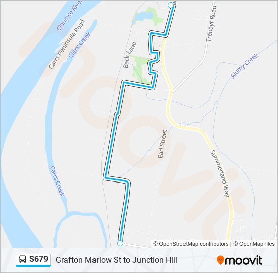 S679 bus Line Map