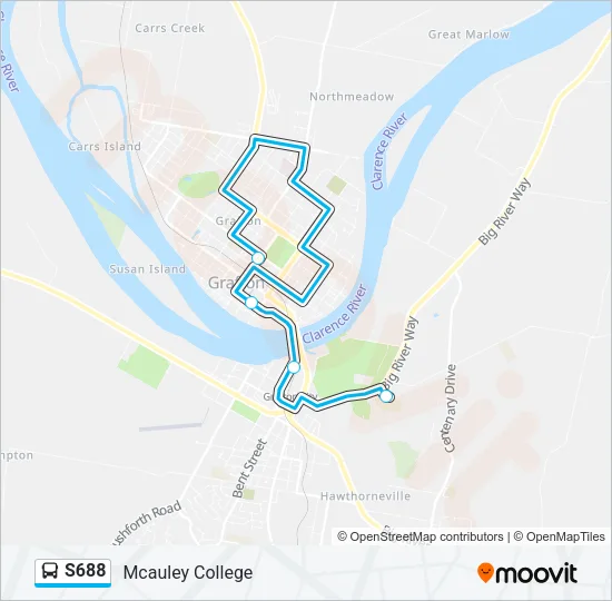S688  Line Map