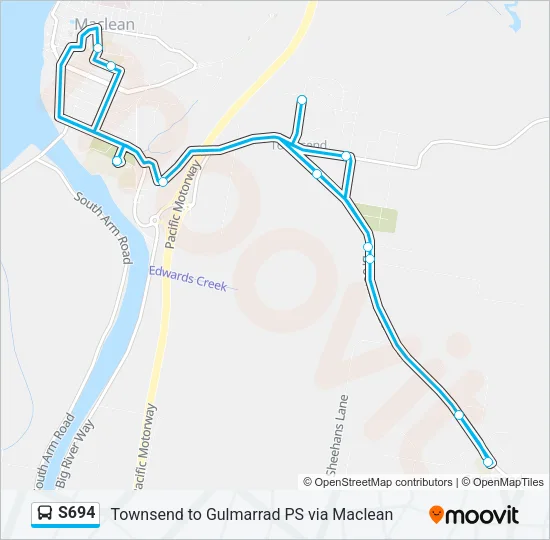 S694  Line Map