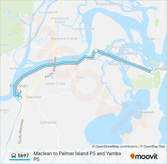 S697  Line Map