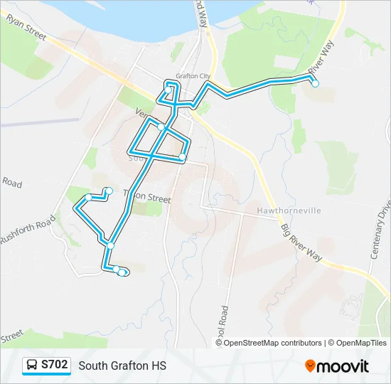 S702 Bus Line Map