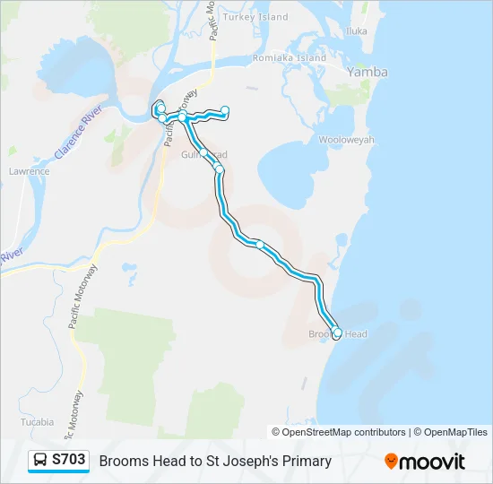 S703 Bus Line Map
