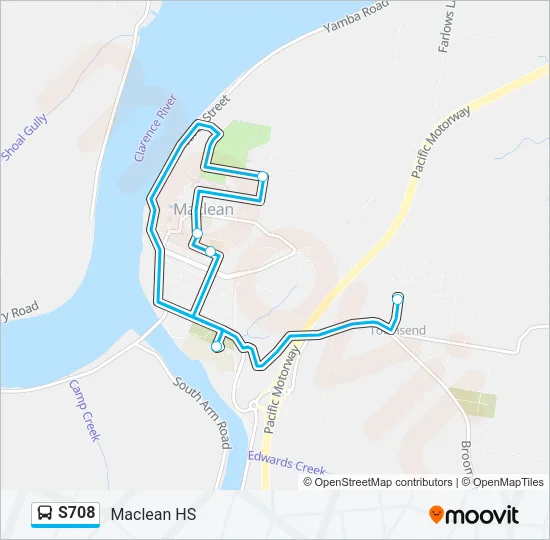 S708  Line Map