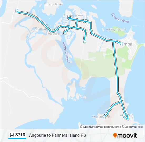 S713  Line Map