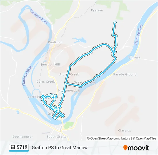 S719 Bus Line Map