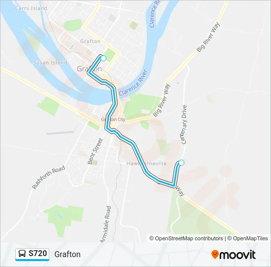 S720 Bus Line Map