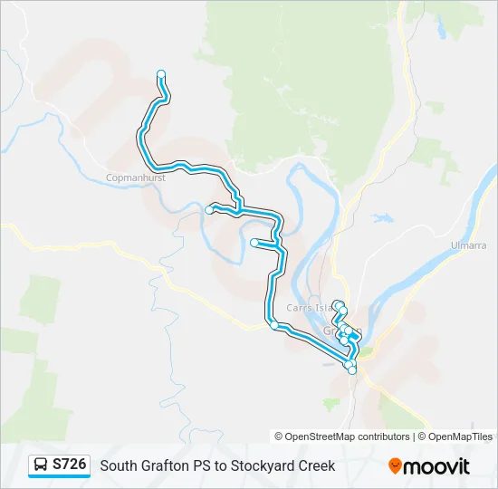 S726 Bus Line Map