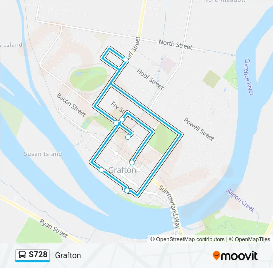 S728 Bus Line Map