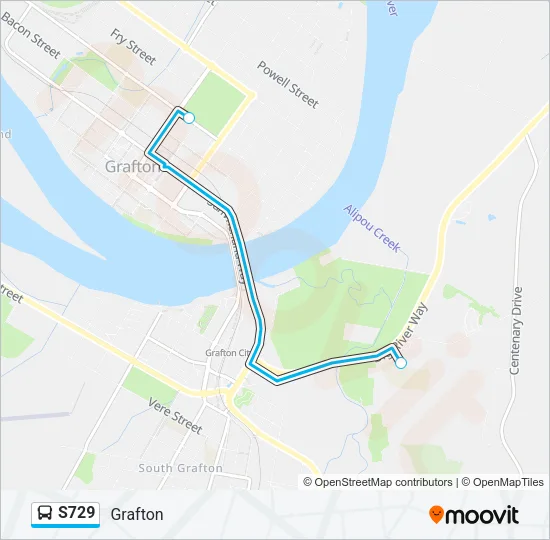 S729 Bus Line Map