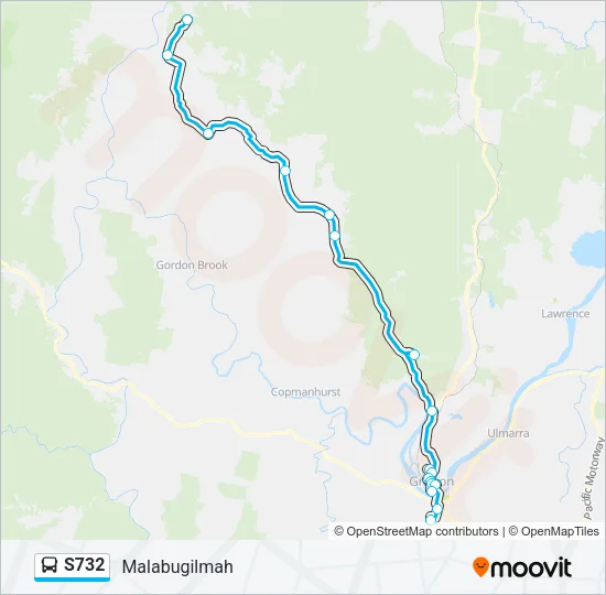 S732  Line Map