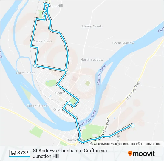 S737 Bus Line Map