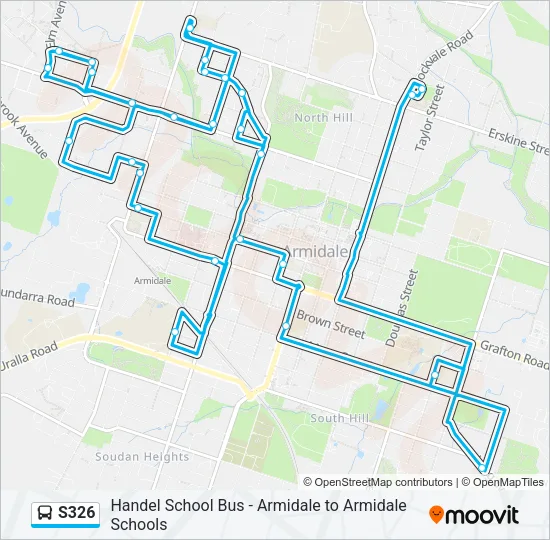 S326 Bus Line Map