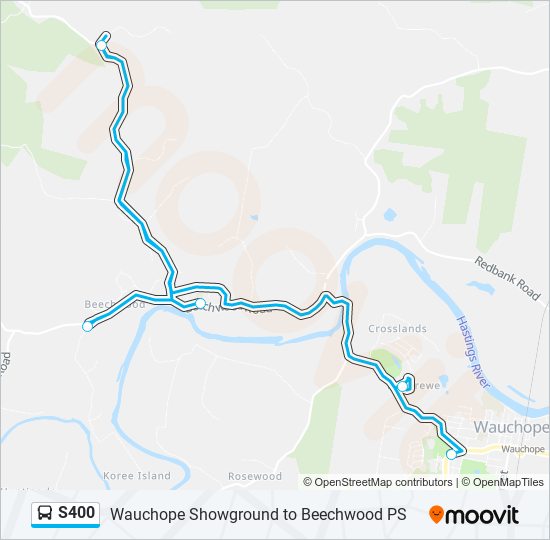 S400 bus Line Map