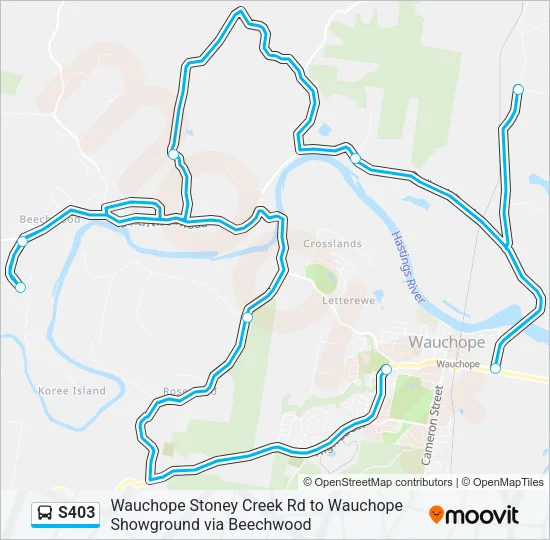 S403 Bus Line Map