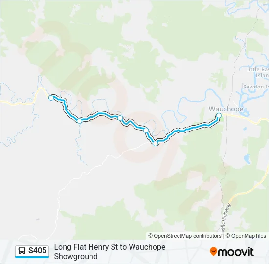 S405 Bus Line Map