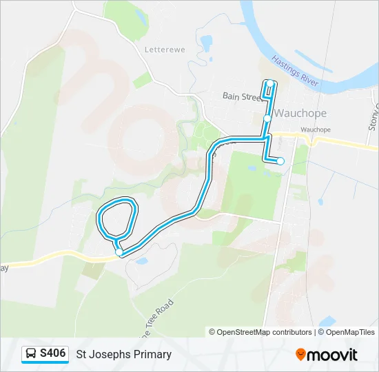 S406 Bus Line Map