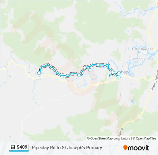 S409 Bus Line Map