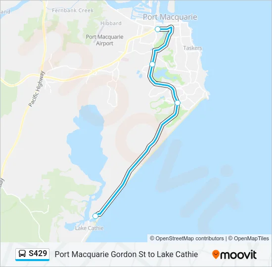S429 Bus Line Map
