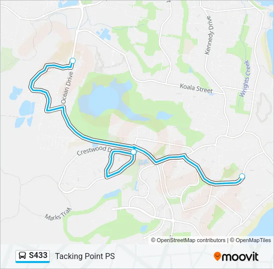 S433 Bus Line Map
