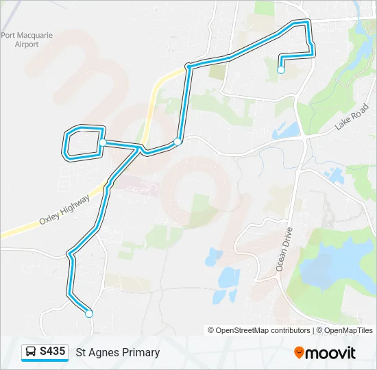 S435 Bus Line Map