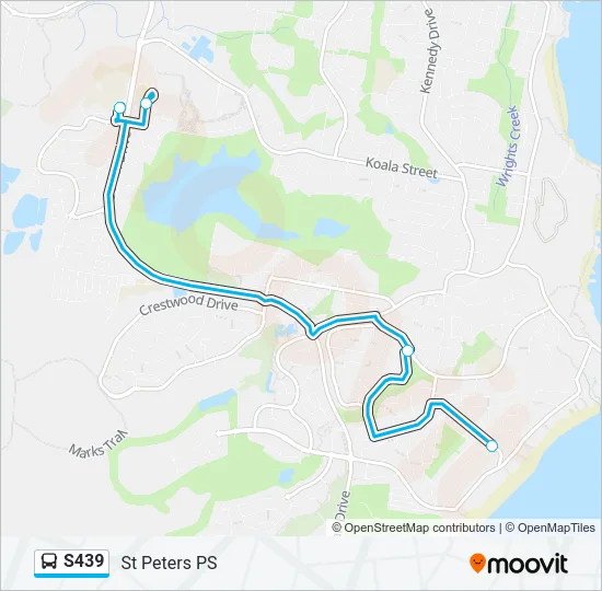 S439 Bus Line Map