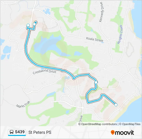 S439 Route: Schedules, Stops & Maps - St Peters PS (Updated)