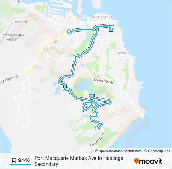 S446 Route: Schedules, Stops & Maps - Hastings Secondary (Updated)