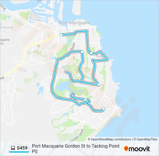 S459 Bus Line Map