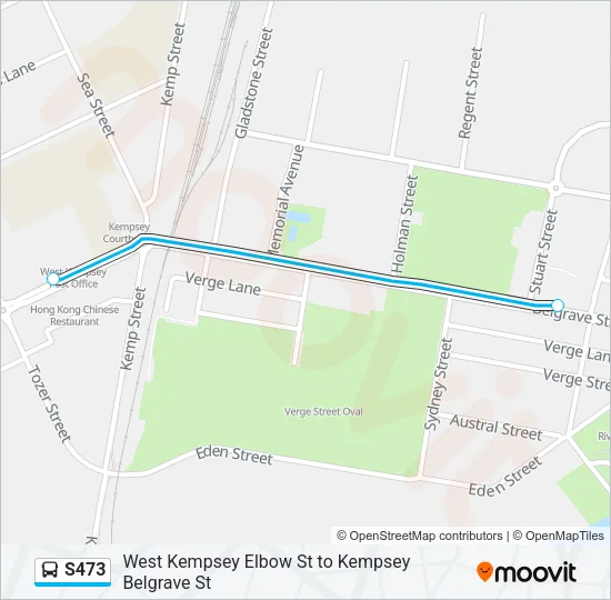 S473 Bus Line Map