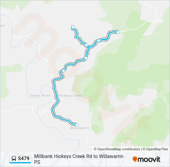 S479 Bus Line Map